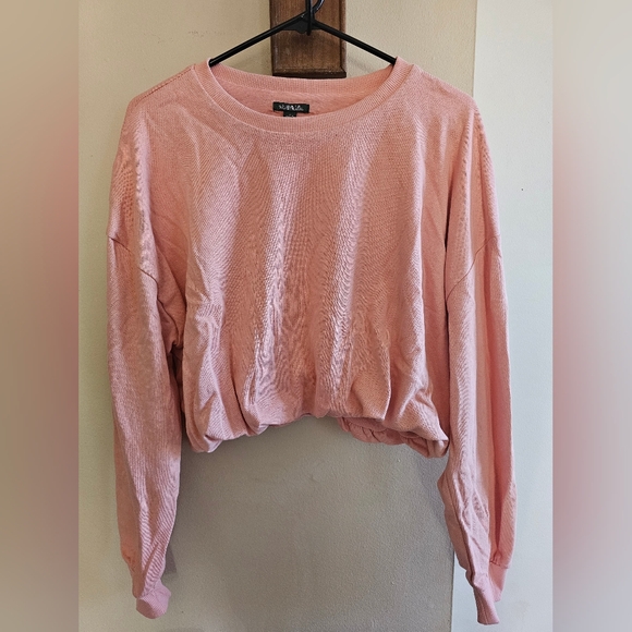 Wild Fable Pink Ribbed Sweater - Picture 2 of 5
